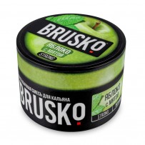 Бестабачная смесь BRUSKO Strong - Яблоко с мятой 50 гр