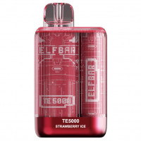Одноразовая электронная сигарета Elf Bar (TE 5000) - Strawberry Ice (Клубничный лед)