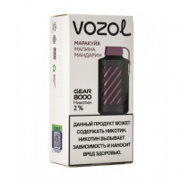 Одноразовая электронная сигарета Vozol Gear 8000 - Маракуйя малина мандарин