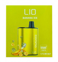 Одноразовая электронная сигарета LIO Comma 5500 - Banana Ice (Банан Лед)