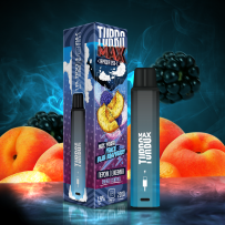 Одноразовая электронная сигарета Turbo Max - Peach Blue Raspberry