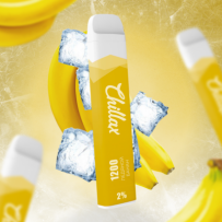 Одноразовая электронная сигарета Chillax 1200 - Banana Ice (Банан Лед)