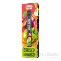 Одноразовая электронная сигарета Brusko Go - Двойное Яблоко