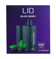 Одноразовая электронная сигарета LIO Comma 5500 - Black Berry (Ежевика)