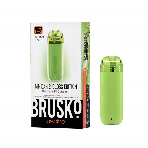 Устройство BRUSKO MINICAN 2 Gloss Edition (Зеленый Лайм)