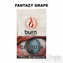 Табак Burn - Fantazy Grape (Морозный виноград с легкими ванильными оттенками) 100 гр
