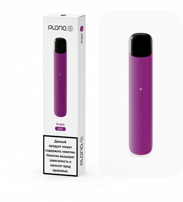 Одноразовая электронная сигарета Plonq Alpha 600 - Виноград
