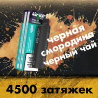 Одноразовая электронная сигарета Ashka Mars 4500 - Blackcurrant Tea (Чай с Черной Смородиной)