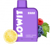 Картридж Elfbar Lowit 5500 - Chery Grape Lemonade (Вишня Виноград Лимонад)