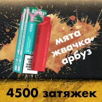 Одноразовая электронная сигарета Ashka Mars 4500 - Watermelon Mint Gum (Жвачка Мята Арбуз)