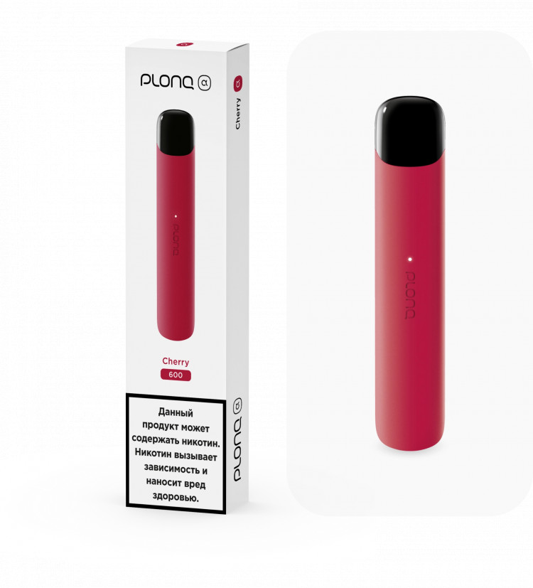 Одноразовая электронная сигарета Plonq Alpha 600 - Вишня