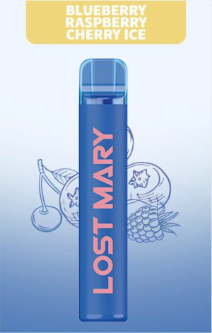 Одноразовая электронная сигарета Lost Mary CM 1500 - Blue Razz Cherry Ice (Голубика Вишня Лед)