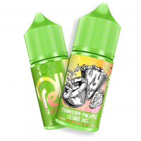 Жидкость Rell Green - Strawberry Pineapple Coconut Juice (Клубника Ананас Кокос Сок) 30 мл (20 мг)
