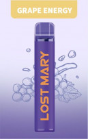 Одноразовая электронная сигарета Lost Mary CM 1500 - Grape Energy (Виноград Энергетик)