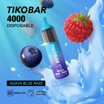 Одноразовая электронная сигарета Tikobar 4000 - Guava Blue Razz (Гуава Черника Малина)