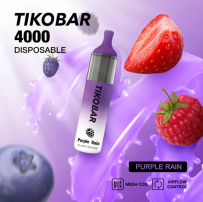 Одноразовая электронная сигарета Tikobar 4000 - Purple Rain (Малина Черника Клубника)