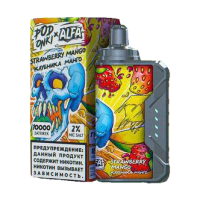 Одноразовая электронная сигарета Podonki X Alfa Vape (10000) - Strawberry mango