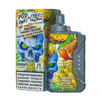 Одноразовая электронная сигарета Podonki X Alfa Vape (10000) - Pineapple mango orange