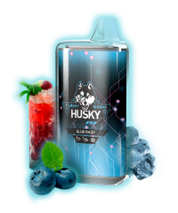 Одноразовая электронная сигарета Husky CYBER (8000) - BLUE RASP (Малино-Черничный Лимонад)