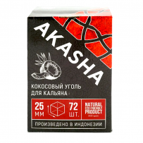 Уголь для кальяна Akasha 72 шт (25 мм)