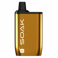 (М) Одноразовая электронная сигарета SOAK W (10000) - Пряный персик с Лаймом