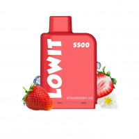 Картридж Elfbar Lowit 5500 - Strawberry Ice (Ледяная клубника)