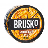 Бестабачная смесь BRUSKO Strong - Банановый пирог 50 гр