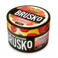Бестабачная смесь BRUSKO Strong - Грейпфрут и Малина 50 гр