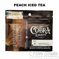 Табак Cobra La Muerte - Peach Iced Tea (Прохладный персиковый чай) 40 гр