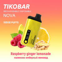 (М) Одноразовая электронная сигарета Tikobar 10000 - Raspberry Ginger Lemonade (Малиново-Имбирный Лимонад)
