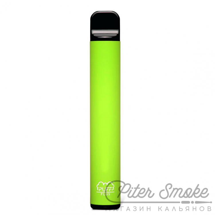 Одноразовая электронная сигарета PUFF BAR Plus - Sour Apple (Кислое яблоко)