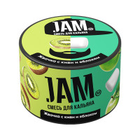 Бестабачная смесь JAM - Жвачка с яблоком и киви 50 гр