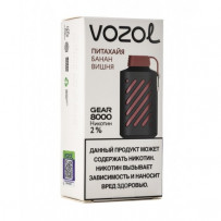 Одноразовая электронная сигарета Vozol Gear 8000 - Питахайя банан вишня