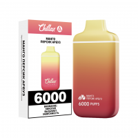 Одноразовая электронная сигарета Chillax Plus 6000 - Манго, Персик, Арбуз