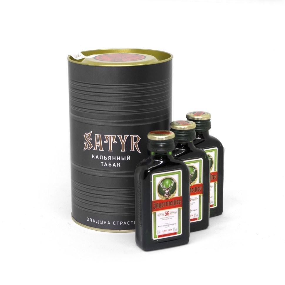 Табак Satyr Limited Edition - Jagermeister 100 гр купить в СПБ, цена 1 200  р. - интернет-магазин PiterSmoke