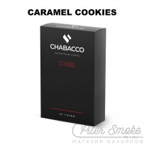 Бестабачная смесь Chabacco Strong - Caramel Cookies (Печенье Карамель) 50 гр