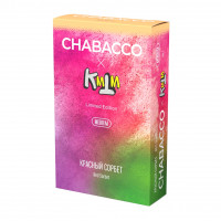 Бестабачная смесь Chabacco Medium - Red Sorbet (Сорбет и каркаде) 50 гр