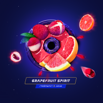 Паста для кальяна Space Smoke Light Mix - Grapefruit Spirit (Грейпфрут, Личи) 30
