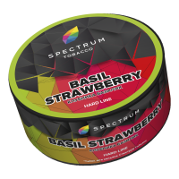 Табак Spectrum Hard Line - Basil Strawberry (Базилик и Клубника) 25 гр
