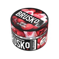 Бестабачная смесь BRUSKO Strong - Личи со льдом 50 гр