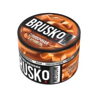 Бестабачная смесь BRUSKO Strong - Сливочная карамель  50 гр