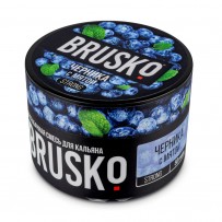 Бестабачная смесь BRUSKO Strong - Черника с мятой 50 гр